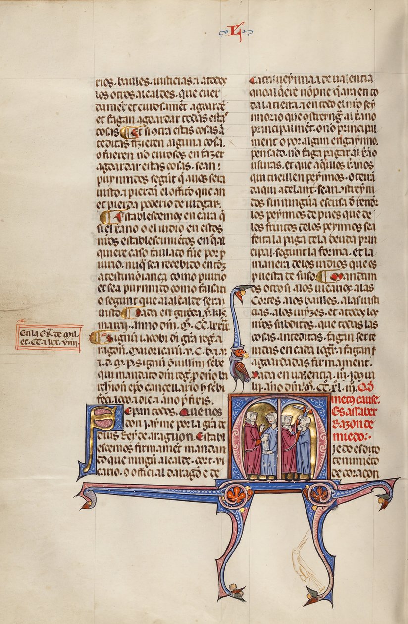 Initial M: En mand giver penge til en anden mand, og to mænd slås af Unknown artist