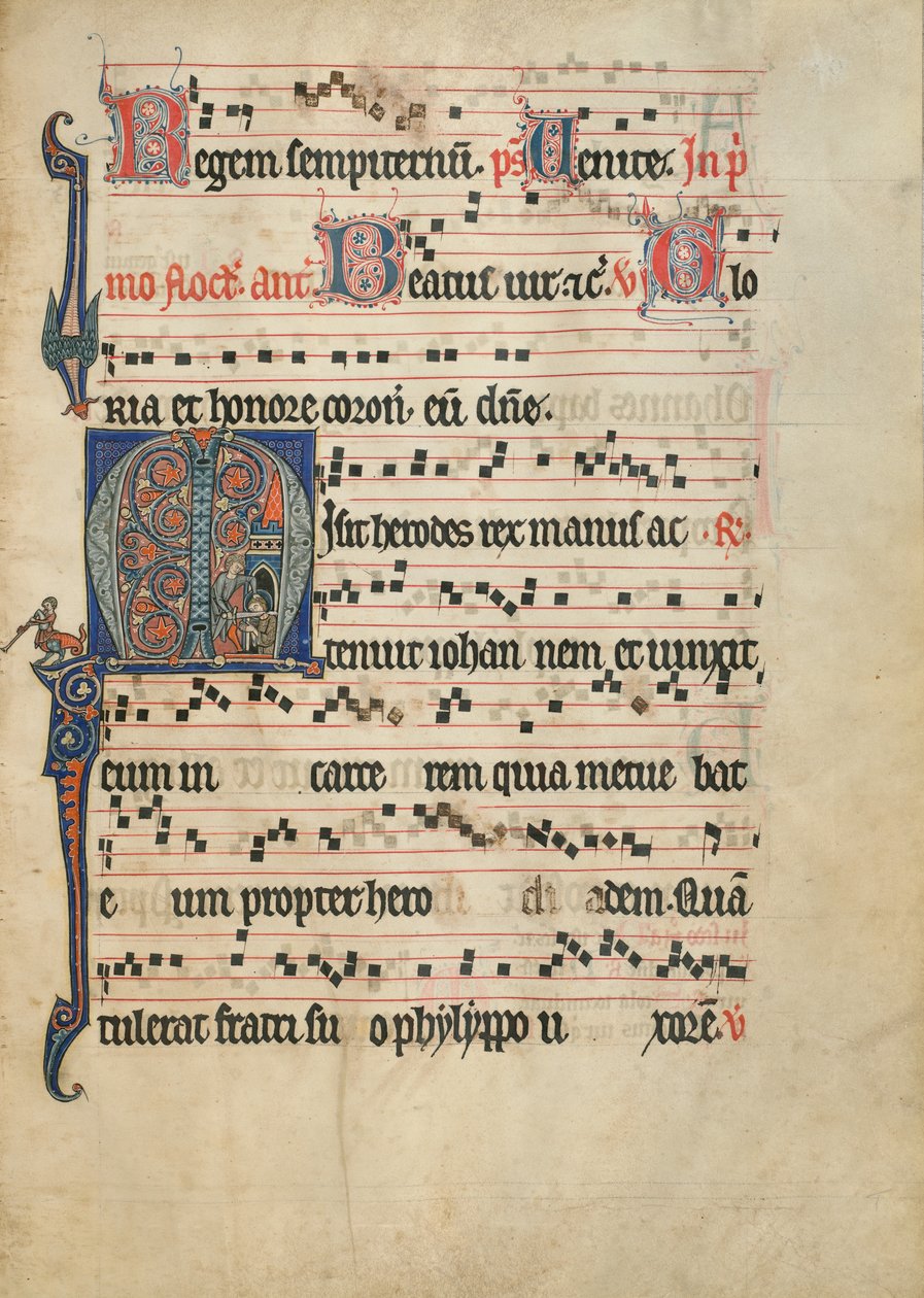 Initial M: Johannes Døberens halshugning af Unknown artist