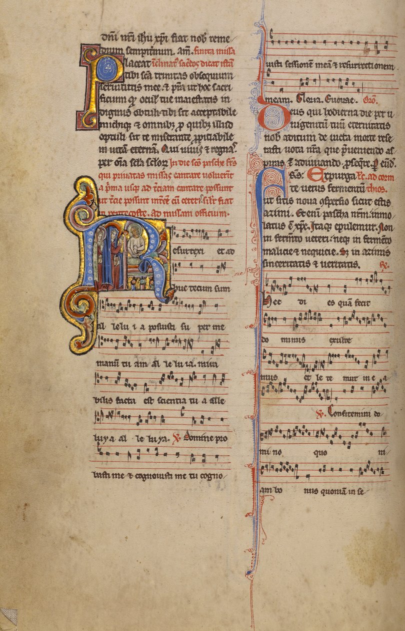 Initial R: Kvinderne ved graven af Unknown artist