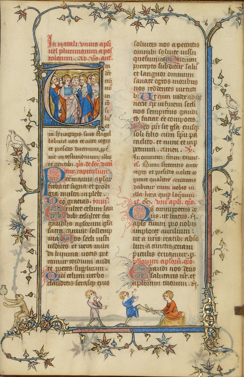 Indledende T: De tolv apostle af Unknown artist