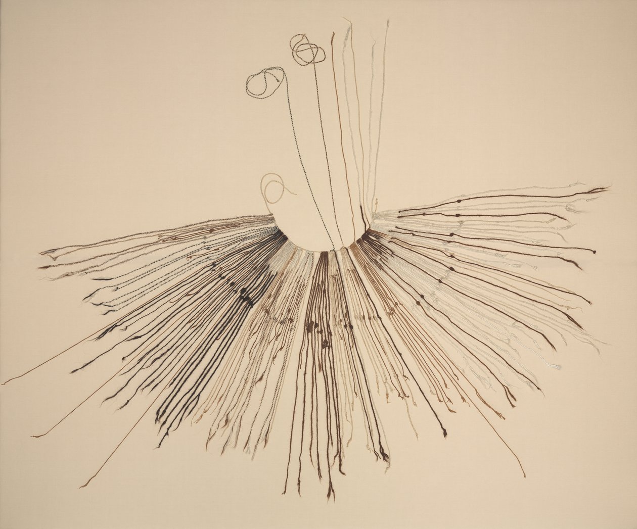 Inka Khipu (fiberoptageenhed) af Unknown artist