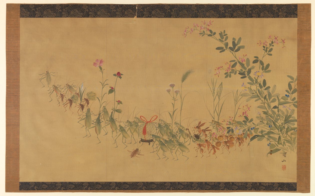 Insekt Daimyo Procession af Unknown artist