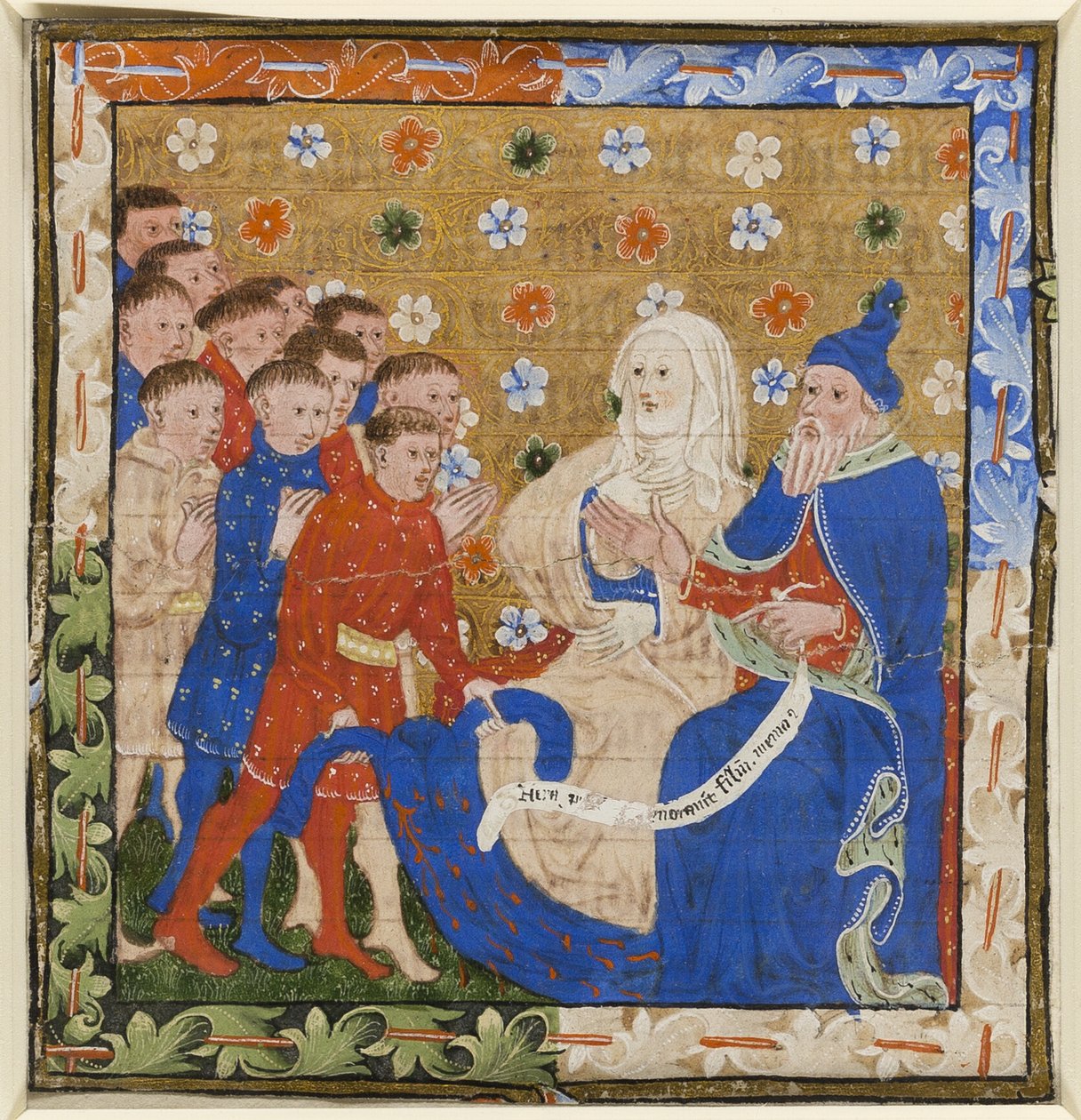Jakob og Rakel sørger over deres søn Josef af Unknown artist