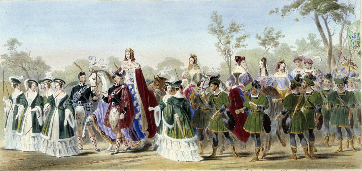 Jane Georgina, Lady Seymour - i "" Knight of England" af J. Whatman, red. T. M