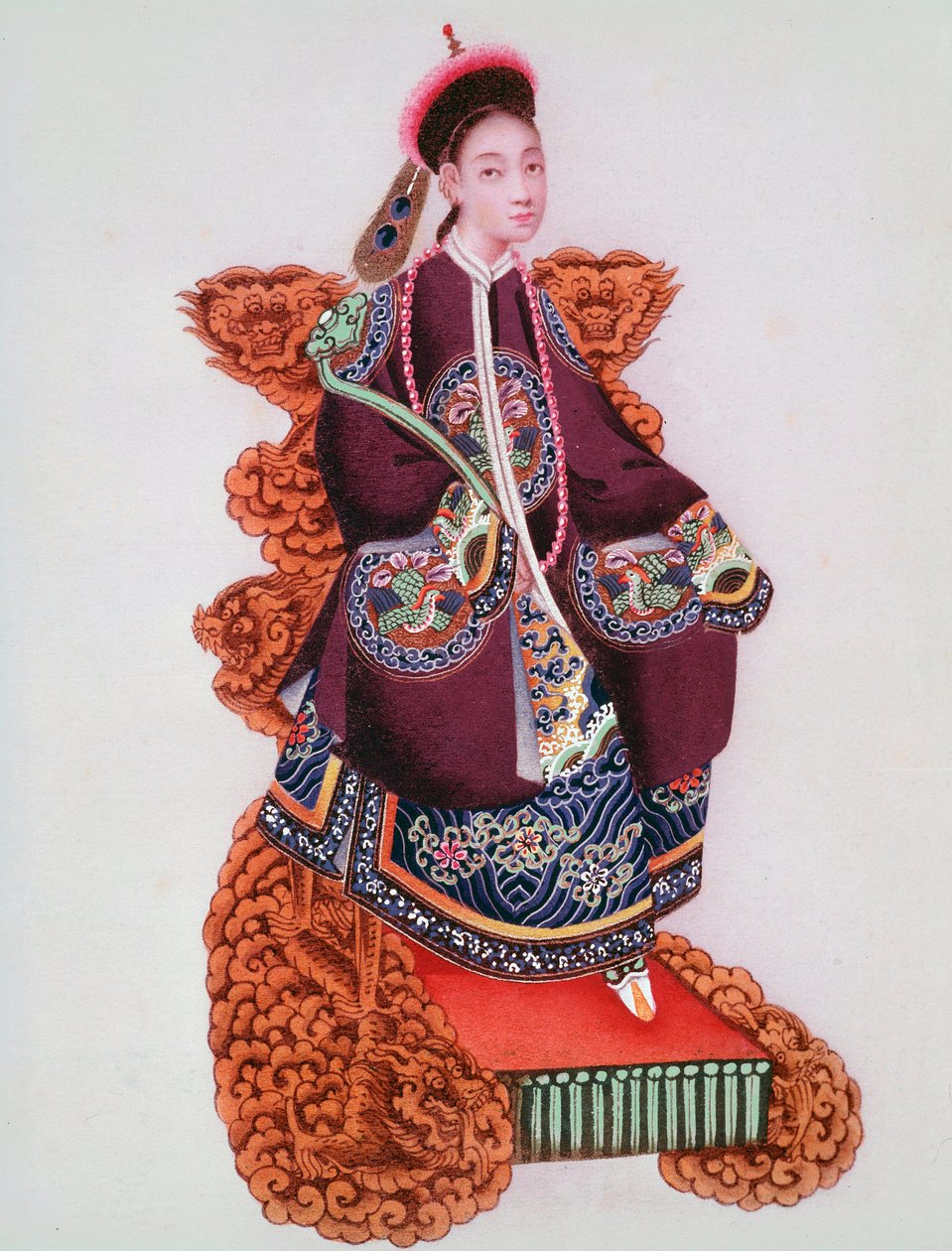 Japansk kejserinde kostume af Unknown artist