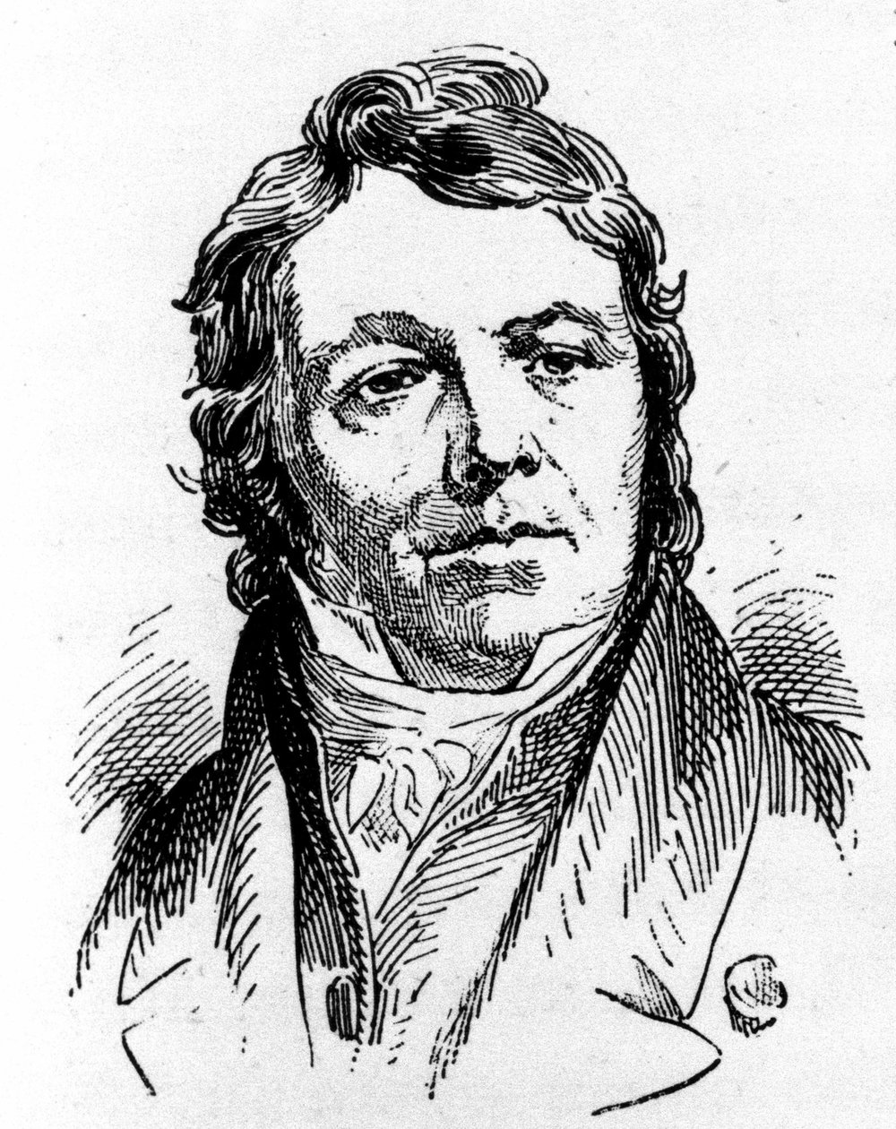 Jean Nepomucene (Jean-Nepomucene) Hummel (Johann Nepomuk Hummel) (1778-1837). østrigsk pianist og komponist. af Unknown artist
