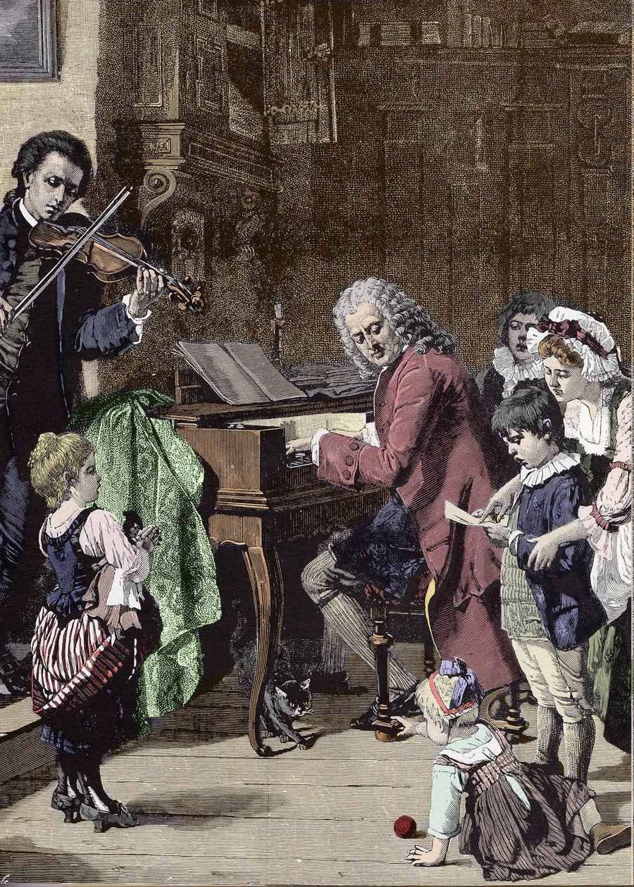 Jean Sebastien Bach (Johann Sebastian Bach af Unknown artist