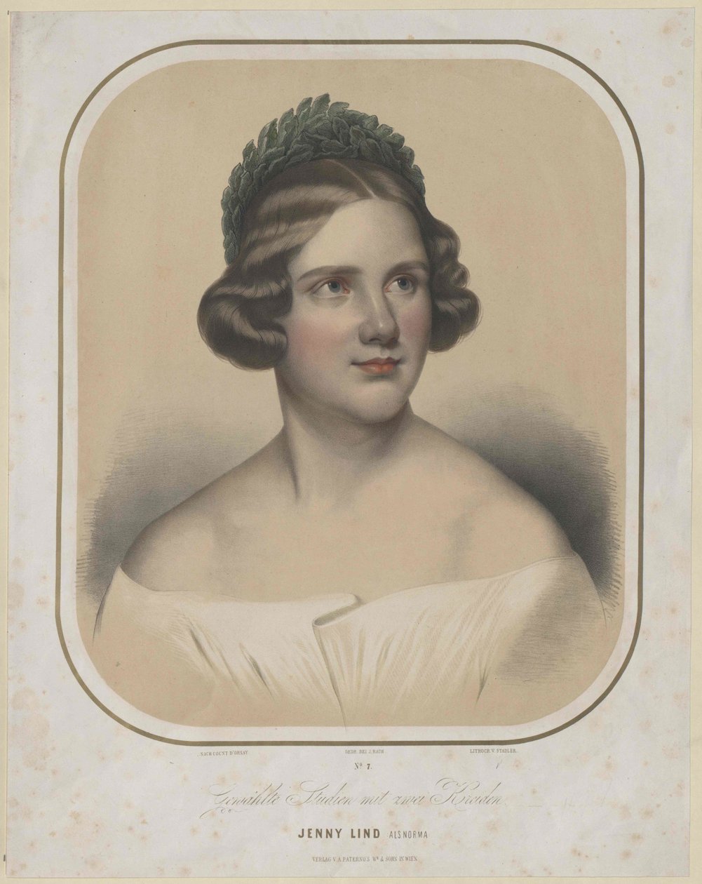 Jenny Lind (print) af Unknown artist