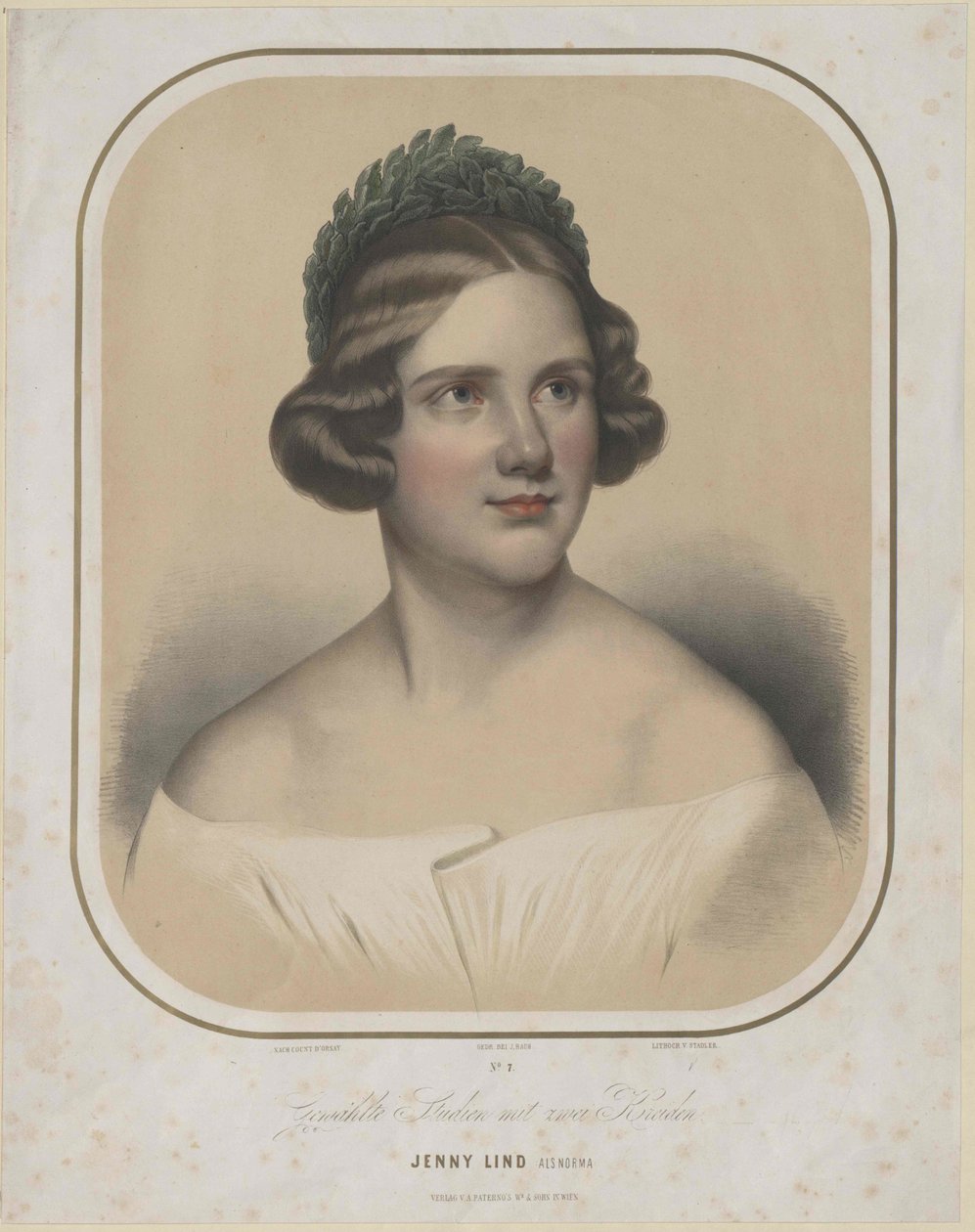 Jenny Lind (print) af Unknown artist
