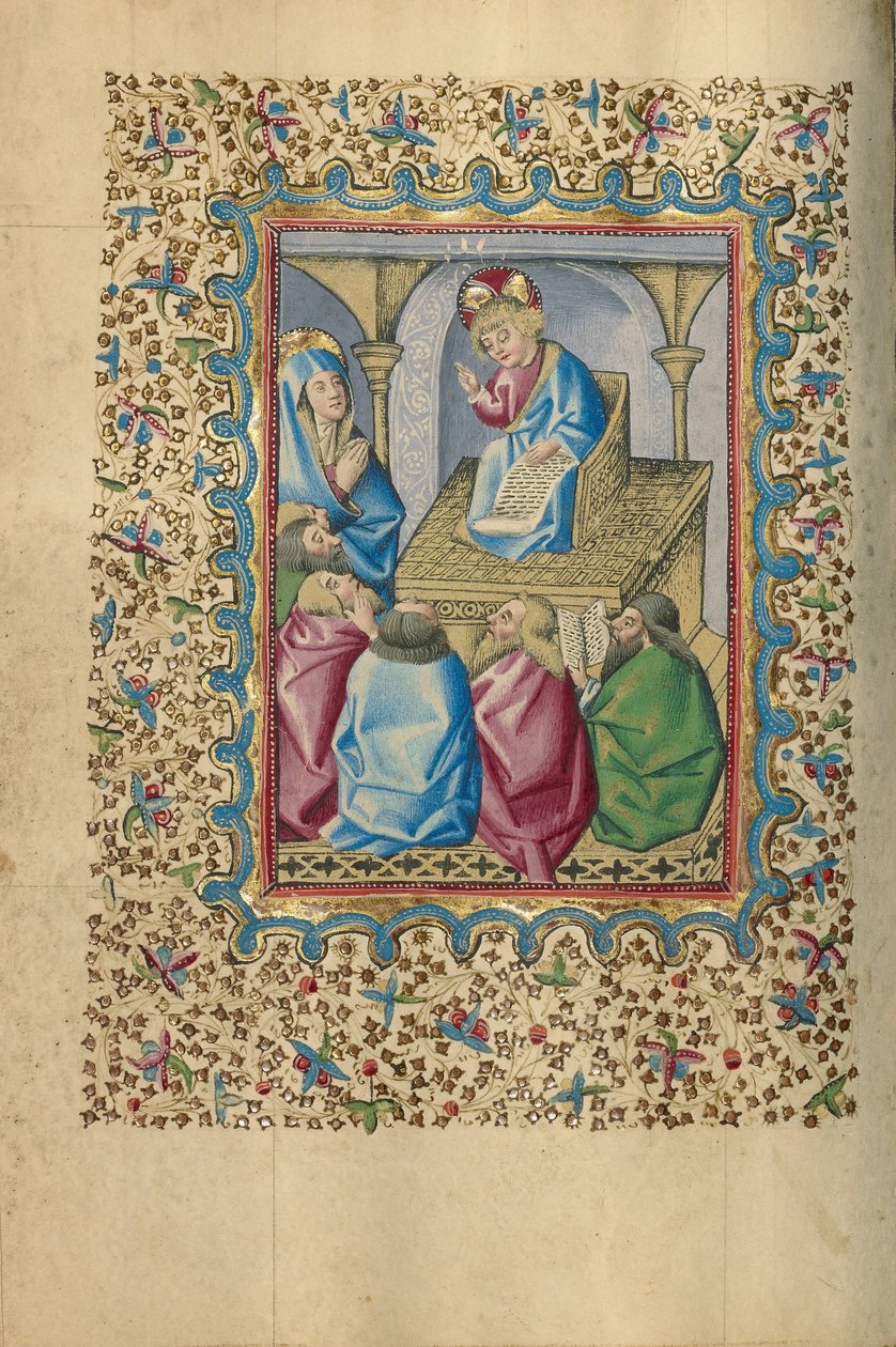 Jesus blandt lægerne af Unknown artist