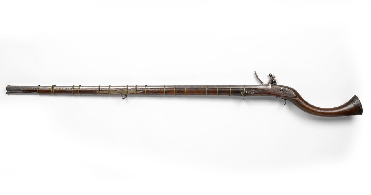 Jezail, c.1800 (Jezail, Flintlock) af Unknown artist