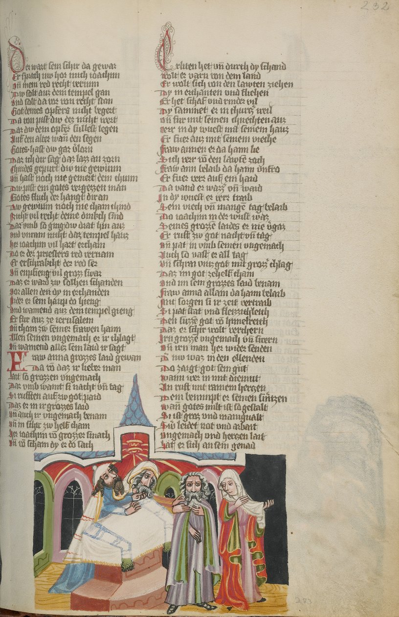 Joachim og Anna i templet af Unknown artist