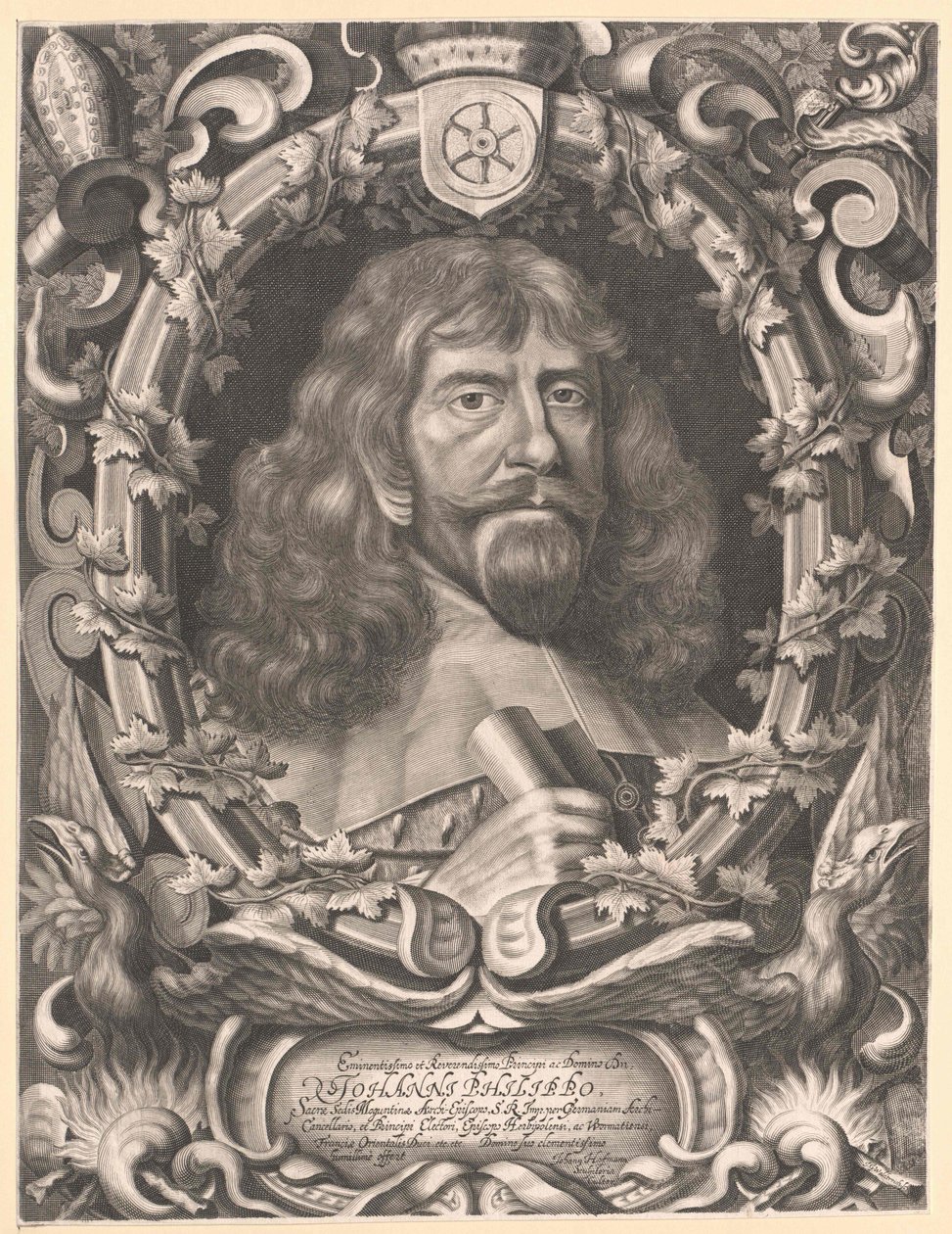 Johann Philipp von Schoenborn (tryk) af Unknown artist