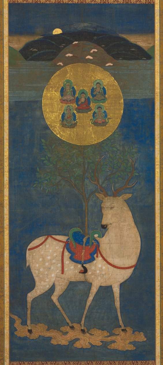 Kasuga Deer Mandala af Unknown artist