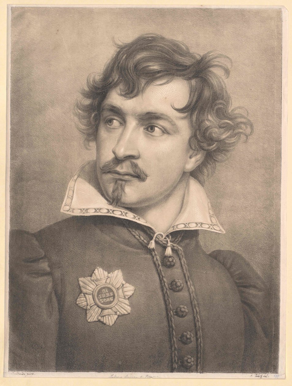 Kong af Bayern Louis I (print) af Unknown artist