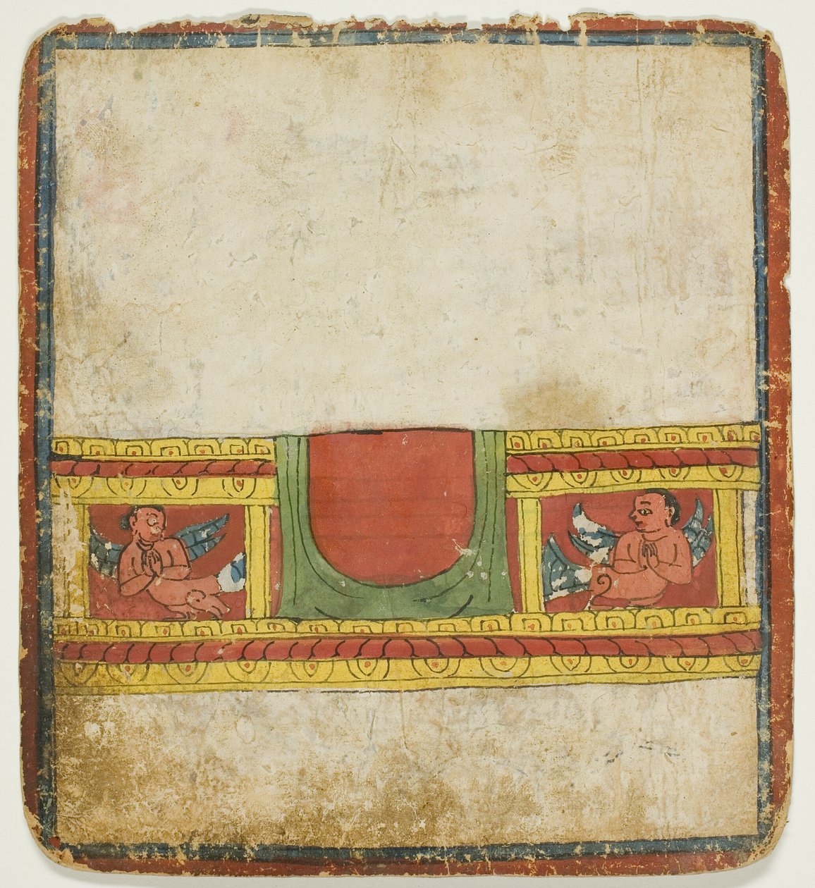 Kinnara-tronen, fra et sæt indvielseskort (Tsakali) af Unknown artist