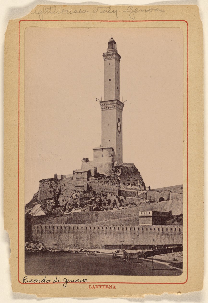 Lanterne [Souvenir fra Genova] af Unknown artist