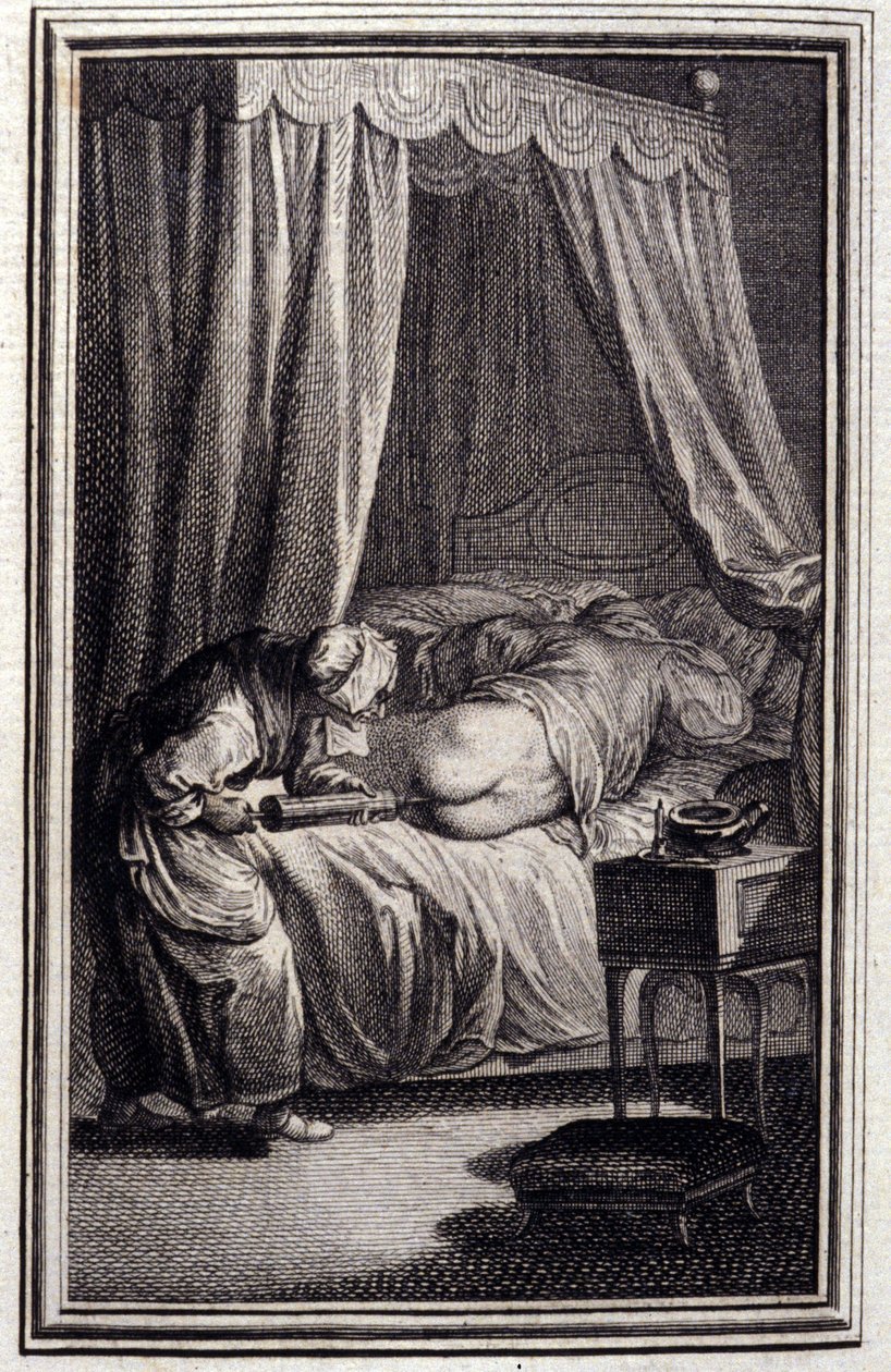 Midlet - i "" Fortællinger og noveller på vers"" af Jean La Fontaine. 1762. af Unknown artist