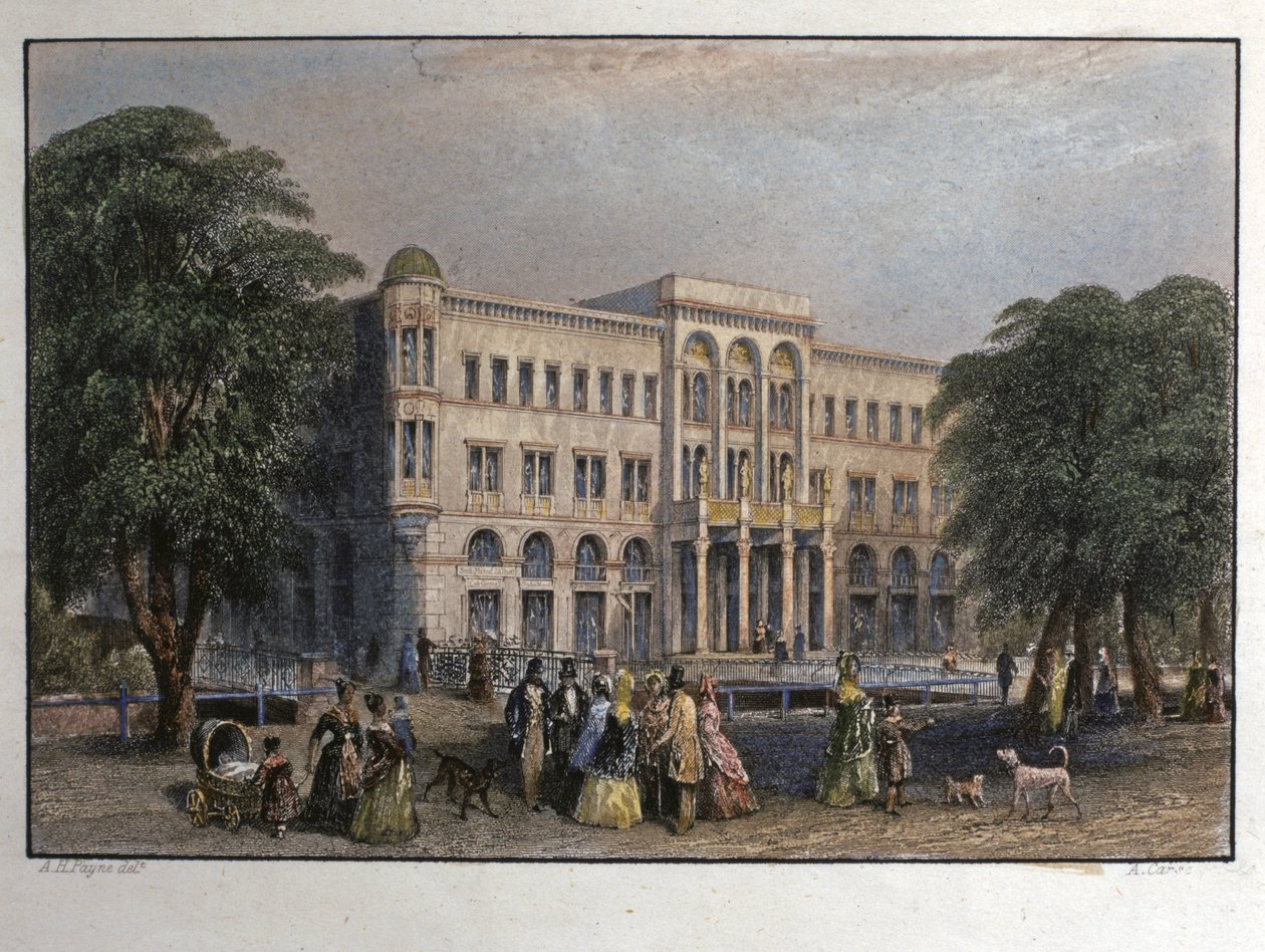 Leipzig, den centrale hal af Unknown artist