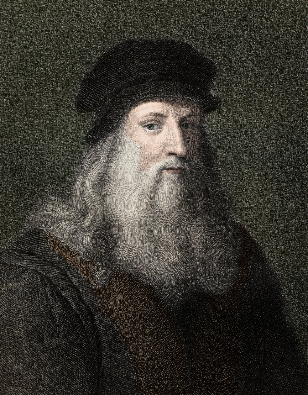 Leonardo Da Vinci (1452-1519) af Unknown artist