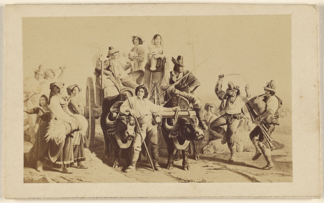 Les Moissonneurs [kopi af et maleri]. af Unknown artist