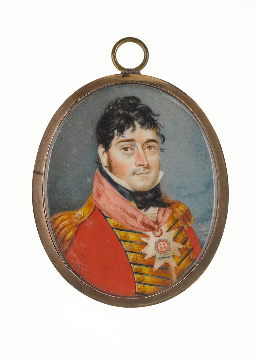 Oberstløjtnant Sir Maxwell Grant, 42. (Royal Highland) Fodregiment af Unknown artist