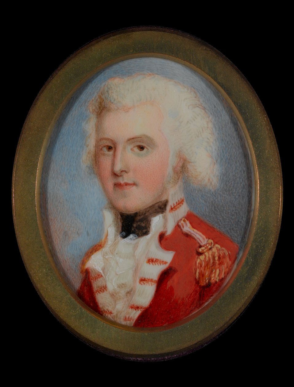 Løjtnant og kaptajn Samuel Barrett af Unknown artist