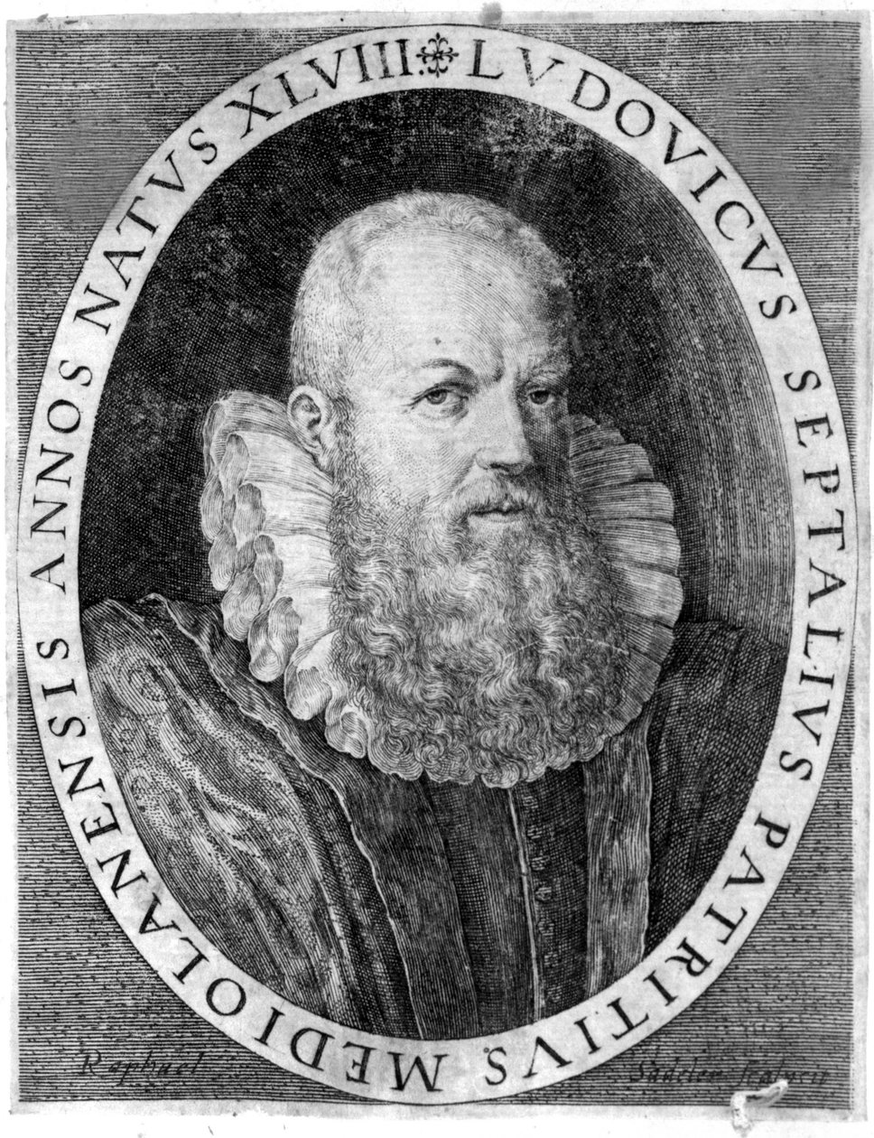 Ludovico Settala (1552 - 1633), italiensk læge i Pavia. af Unknown artist