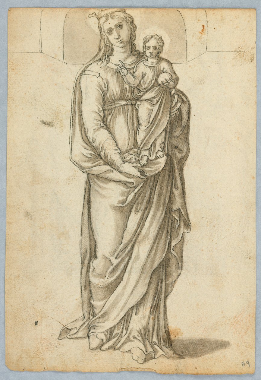 Madonna og barn af Unknown artist