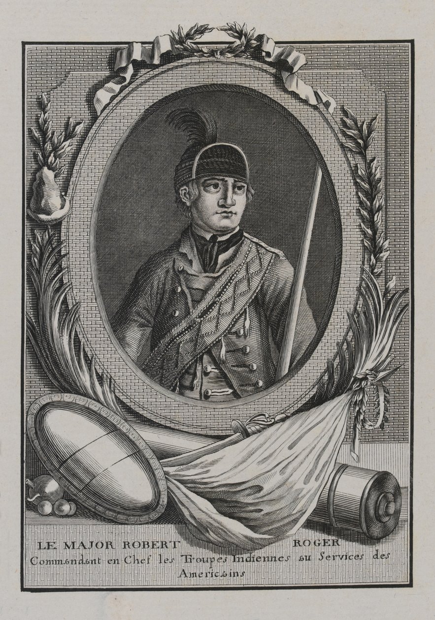 Major Robert Rogers af Unknown artist