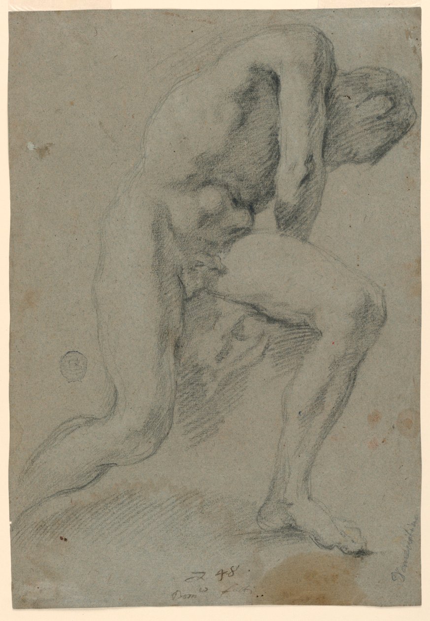 Mand nøgen af Unknown artist