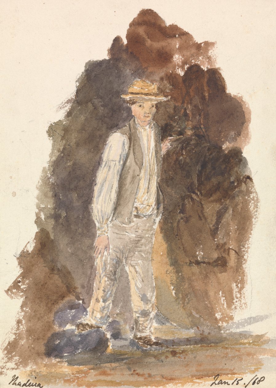 Man Standing (Madeira 15/68) af Unknown artist