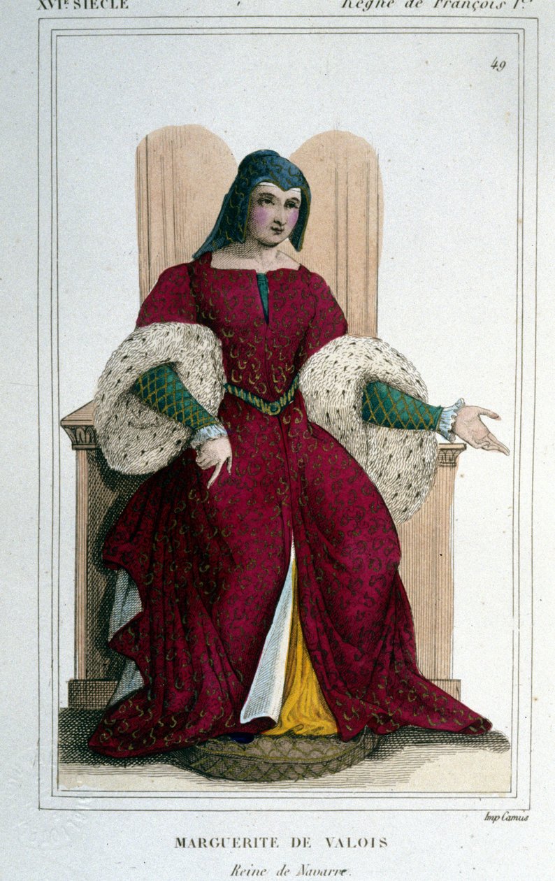 Marguerite af Angoulême eller Navarre (1492 - 1549), søster til Francois I. af Unknown artist