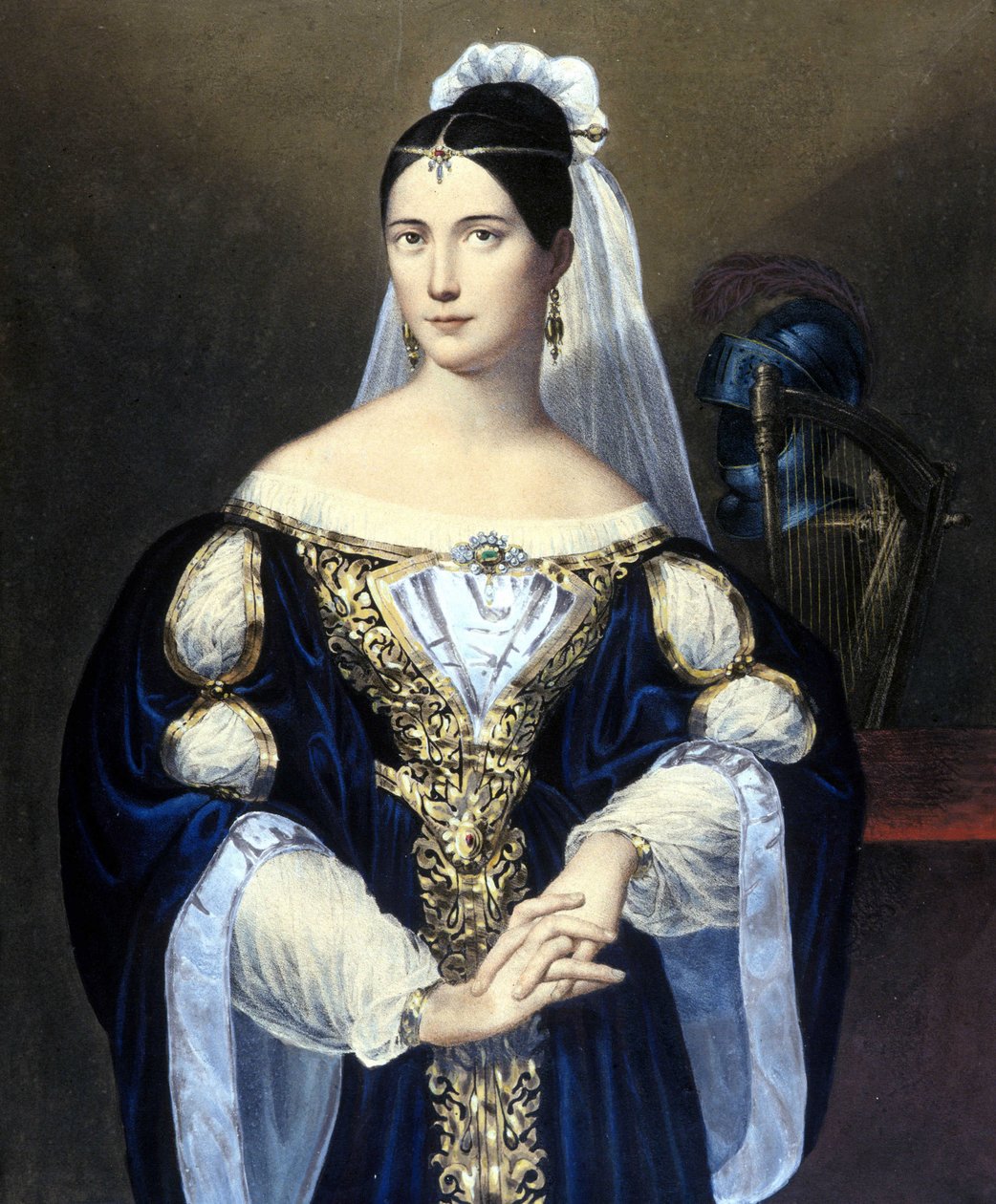 Maria de la Felicidad Malibran (1808 - 1836). af Unknown artist
