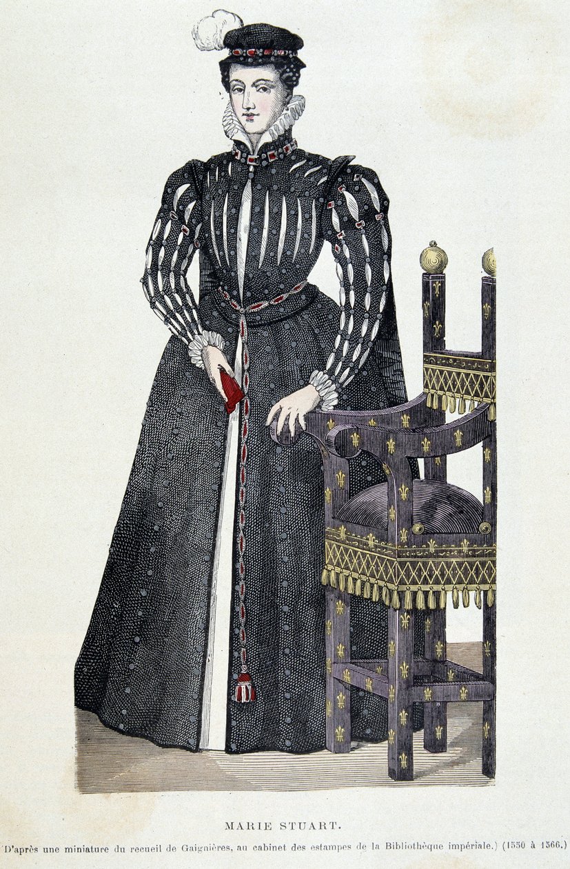 Marie Stuart - gravering af Unknown artist