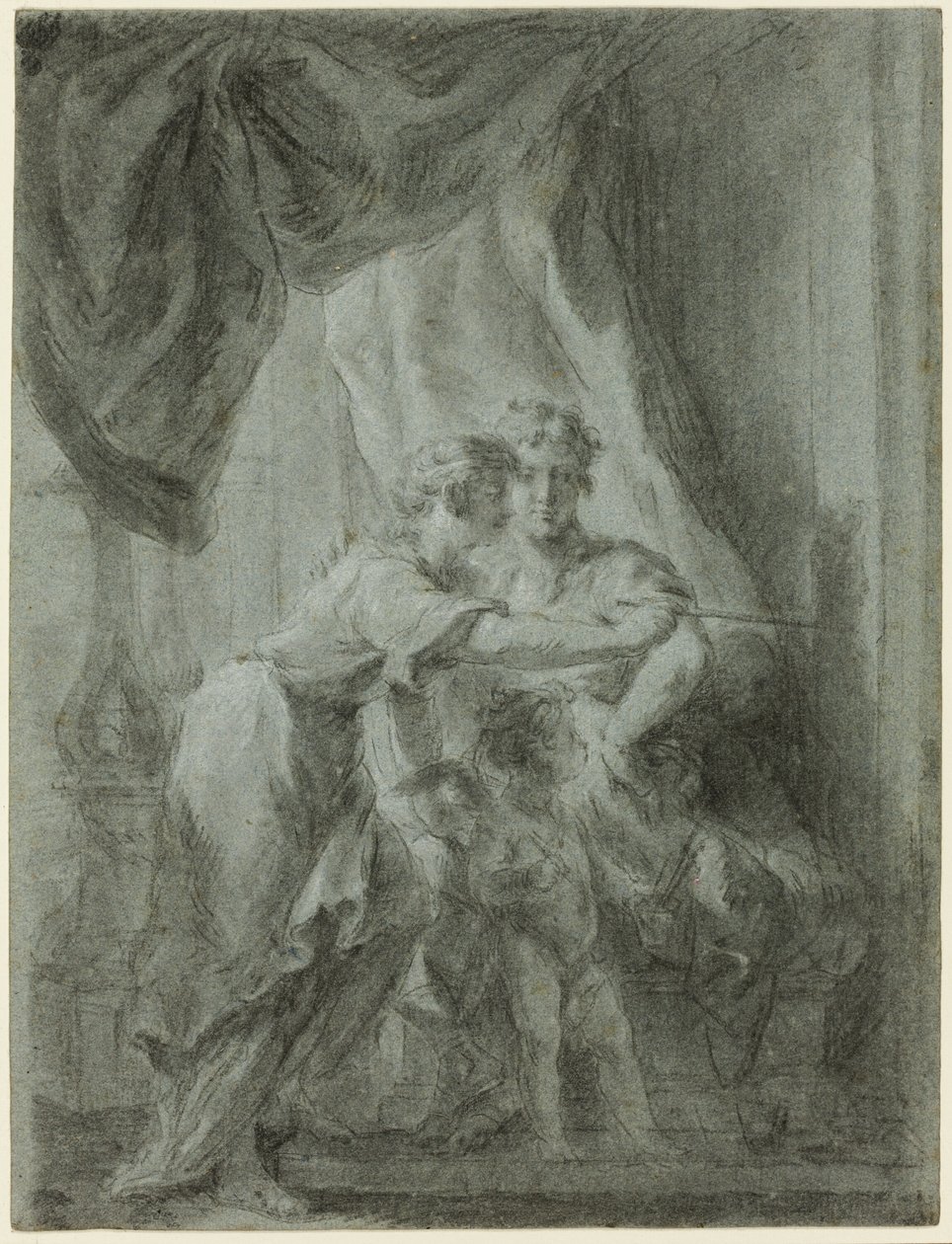 Mars, Venus og Amor af Unknown artist