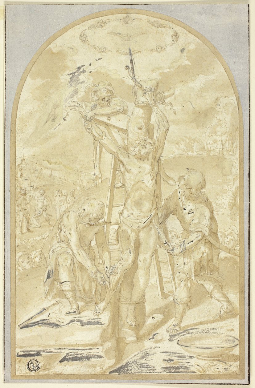 Saint Bartholomews martyrium af Unknown artist