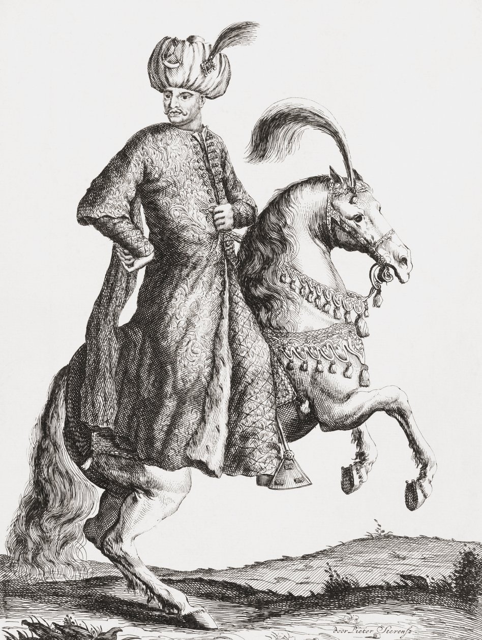 Mehmed IV, også kendt som Mehmet IV og Mehmed eller Mehmet the Hunter af Unknown artist