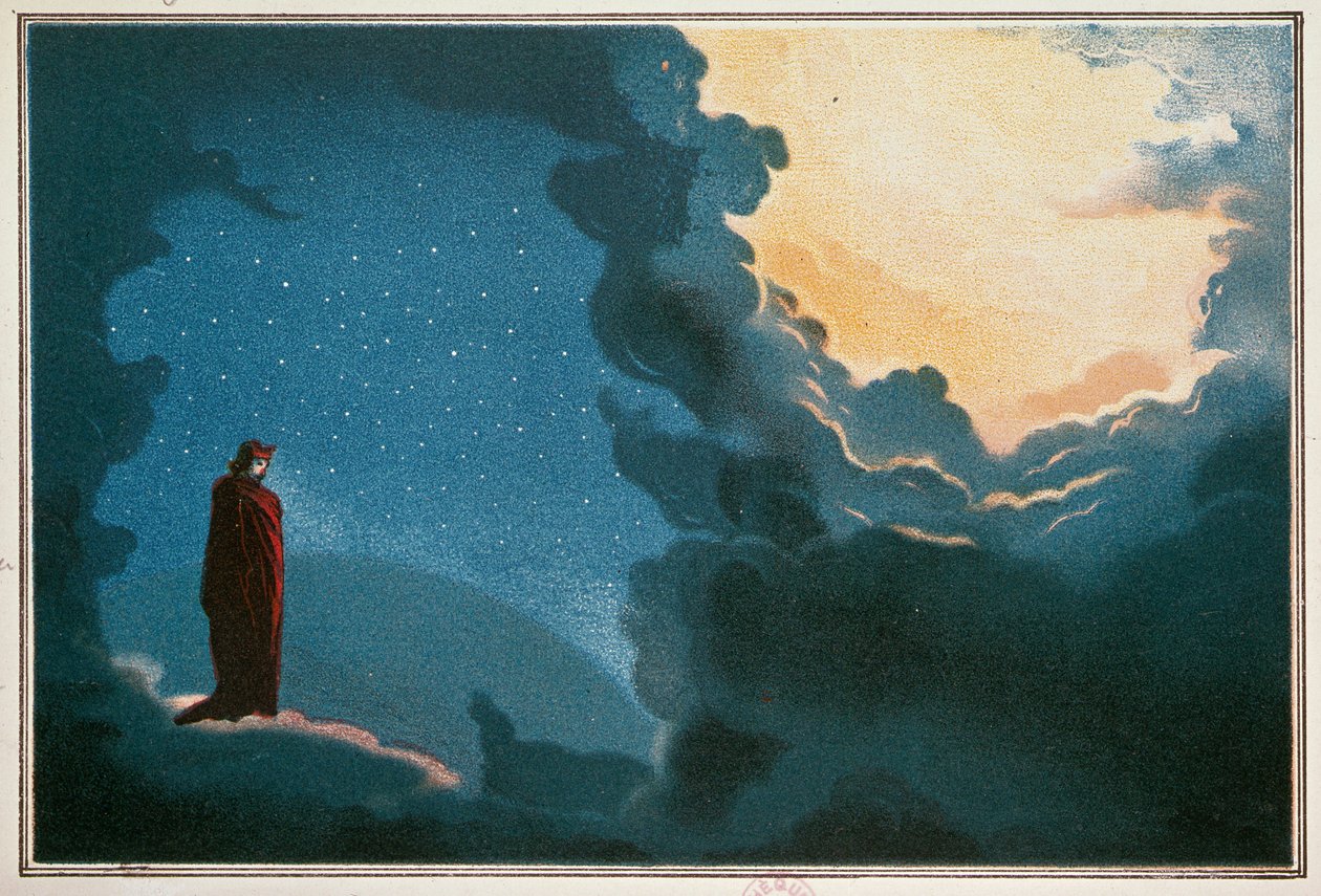 Mephistopheles (Mephisto) eller La Nuit, baseret på værket af Goethe (Faust), af Arrigo (eller Enrico) Boito af Unknown artist