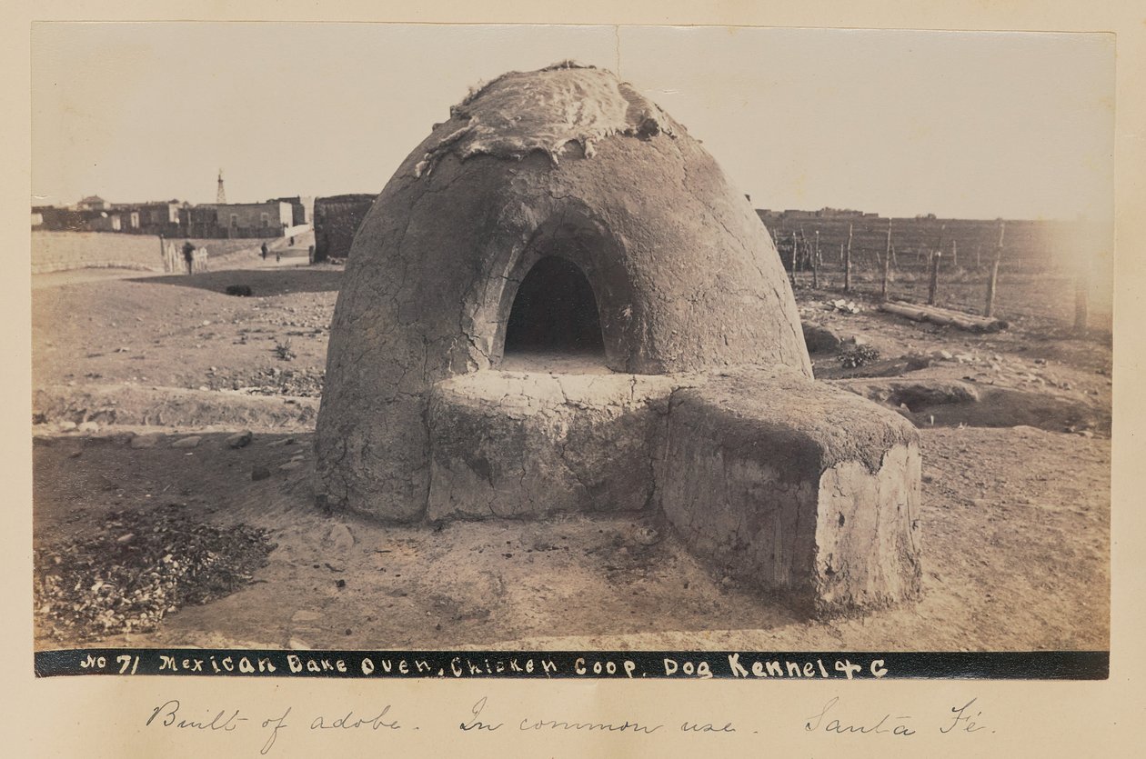 Mexicansk bageovn, hønsegård, hundegård osv. af Unknown artist