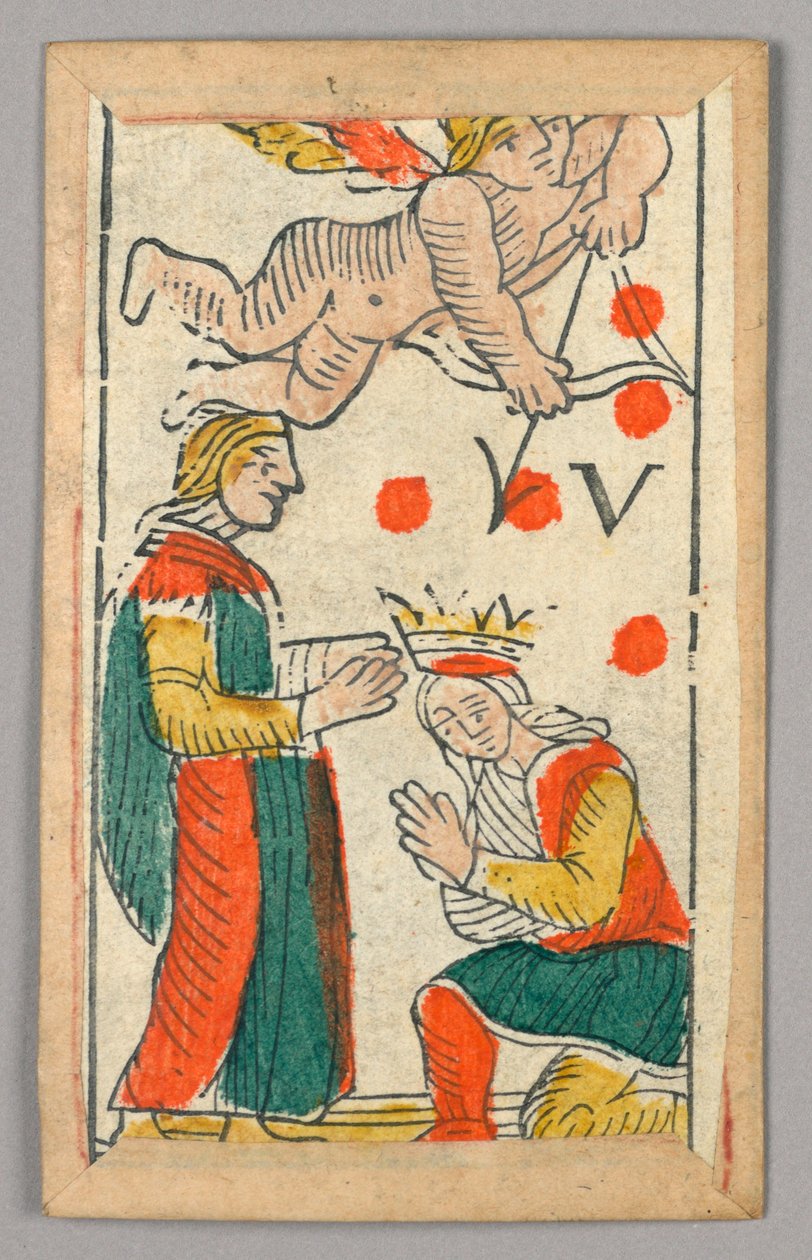 Minchiate (Tarot) spillekort af Unknown artist