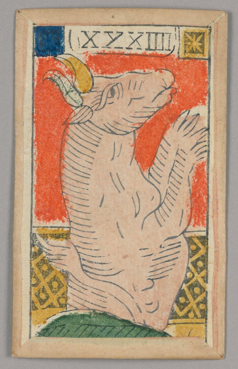 Minchiate (Tarot) spillekort af Unknown artist