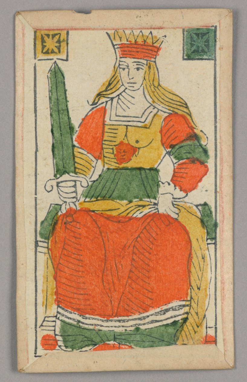Minchiate (Tarot) spillekort af Unknown artist
