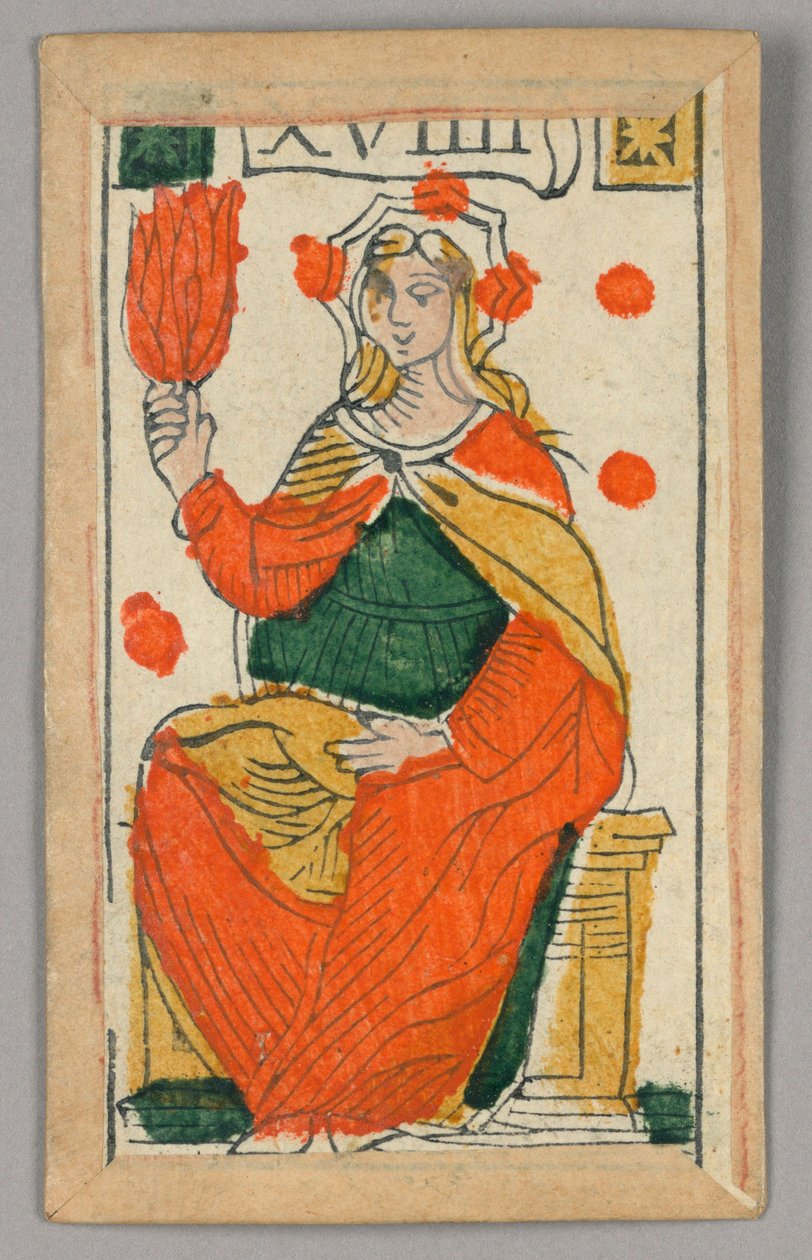 Minchiate (Tarot) spillekort af Unknown artist