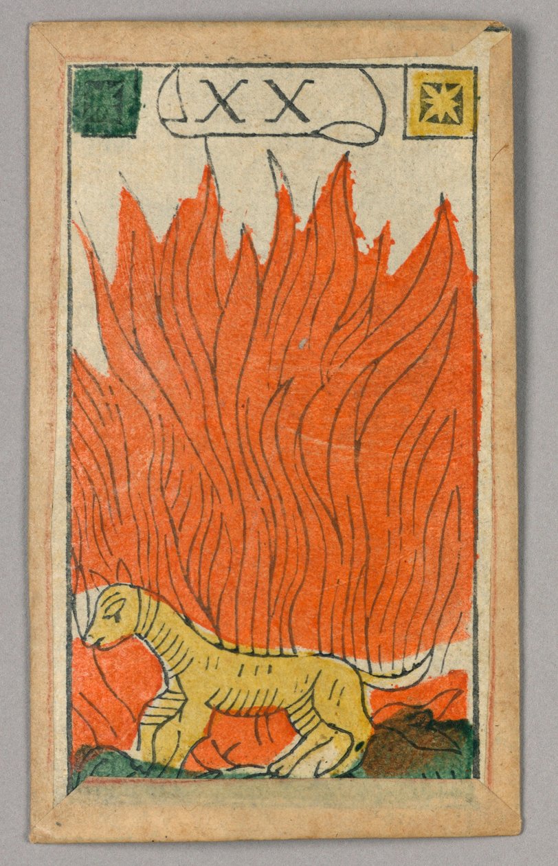 Minchiate (Tarot) spillekort af Unknown artist