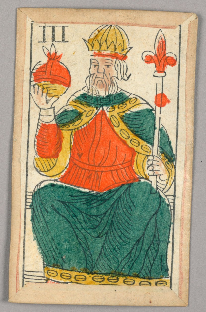 Minchiate (Tarot) spillekort af Unknown artist