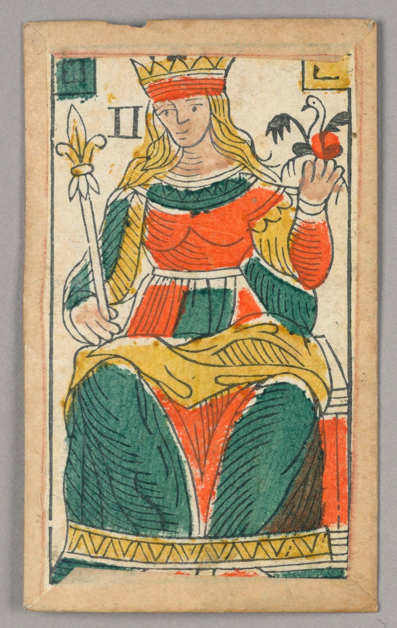 Minchiate (Tarot) spillekort af Unknown artist