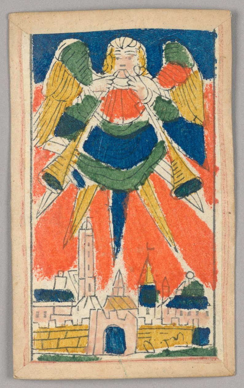 Minchiate (Tarot) spillekort af Unknown artist