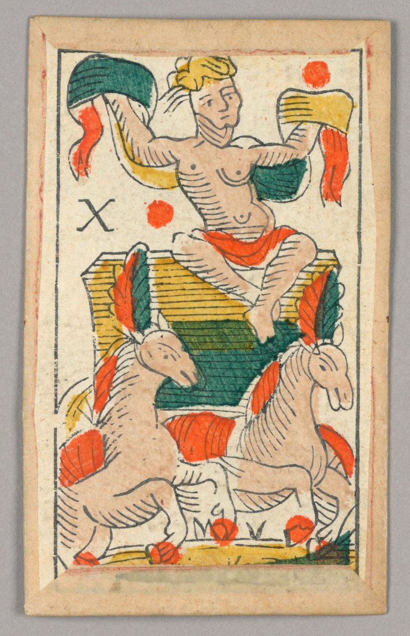 Minchiate (Tarot) spillekort af Unknown artist