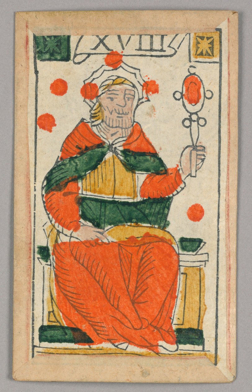 Minchiate (Tarot) spillekort af Unknown artist